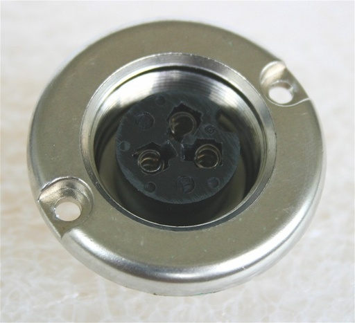 [124232] Amphenol 3 pol plug female chassis