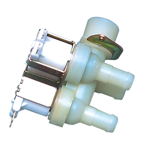 [124635] Magnetventil, trippel 15mm, 90 grader, 230VAC