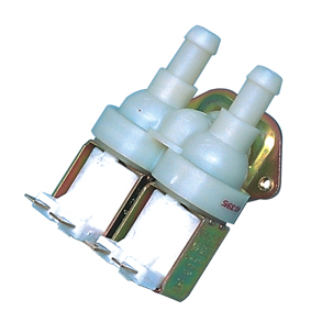 [124637] Magnetventil, dobbelt 12mm, 90 grader, 230VAC