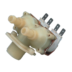[124638] Magnetventil, dobbelt 15mm, 90 grader, 230VAC