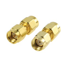 [124767] Reverse polarity SMA han - SMA han adapter