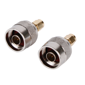 [124773] SMA han - N han adapter gold plated 2 stk