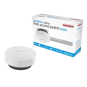 [124852] Wireless ceiling PoE access point N300
