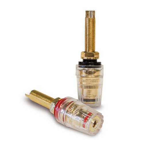 [125036] Dynavox Højttalerterminaler "High end" sort+rød