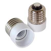 [125287] Lampefatnings-adapter E27 - E14, 2 stk.