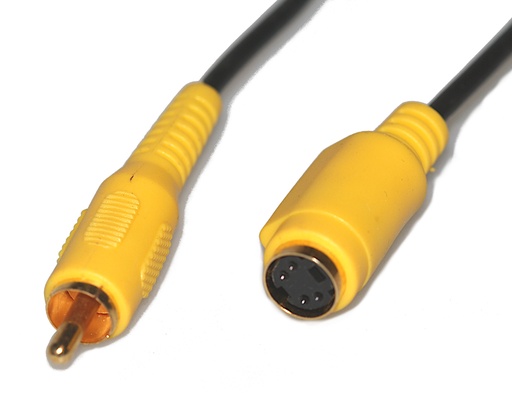 [125434] PS2 ADAPTOR 6pol HUN - Phono/RCA HAN 20cm.