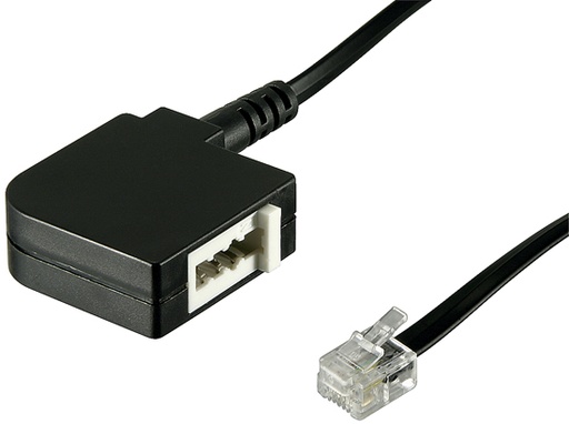 [136982] RJ11 - TAE adapter  RJ11 plug > TAE N jack