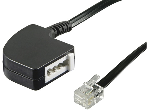 [136983] RJ11 - TAE adapter  RJ11 plug > TAE F jack