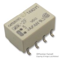 [136995] OMRON RELAY, SMD, 2xskifte, 5VDC, 1A, 237R