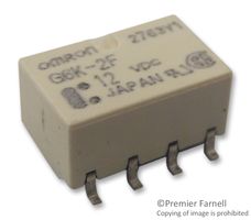 [136997] OMRON RELAY, SMD, 2xskifte, 24VDC, 1A, 5220R