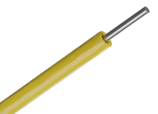 [137198] Wire UL1007 0,81mm² Yellow 300V 15A 304m.
