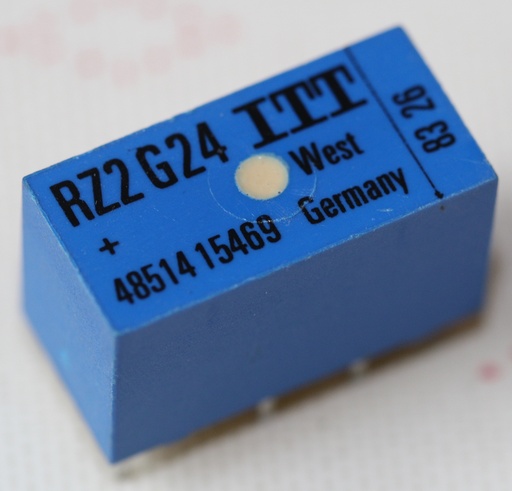 [137313] ITT - SIGNAL RELAY, DPDT, 24V, 2A, PCB