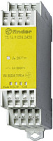 [137358] Finder Rel&aelig;, 4NO/2NC, DIN-skinne panelmontering, Maks. 6AAC / 6ADC, 24VDC spole