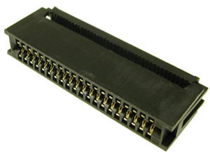 [137359] Kantconnector 2x20-pol RM2,54 Fladkabel