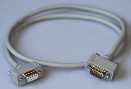 [137394] RS232 kabel, M/F, 0,8 meter