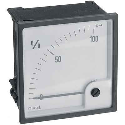 [137544] Analoge display 96 x 96 mm 0...50 ADC