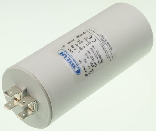[137563] Motorkondensator 80 uF 450 VAC