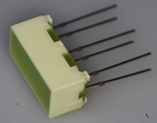 [137656] LIGHT BAR, GREEN, 16 X 8 x 8mm.