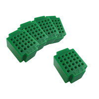 [137662] Micro-breadboard, 25 kontakter, GRØN, 5 stk.