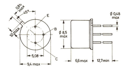 [137800] NPN 90/65V 1,5A 8,75W TO-39
