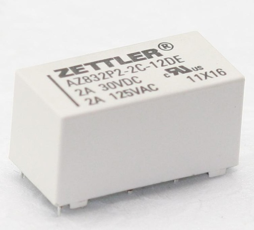 [137859] Relay DPST NO 3A 12V NO 720R - 2 spoler