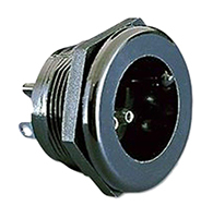 [137910] BULGIN 3-PIN MALE SOCKET