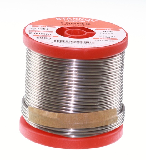 [137984] Loddetin Sn60/Pb40 2,0mm 500g