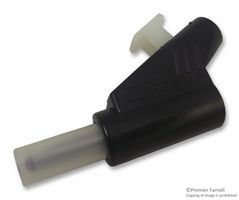 [138103] RADIALL BANANA PLUG, STACKABLE, 30A, BLACK