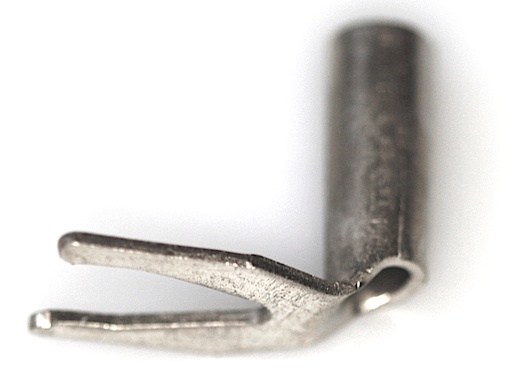 [138107] Gaffelstik Uisoleret Br: 6,3mm.