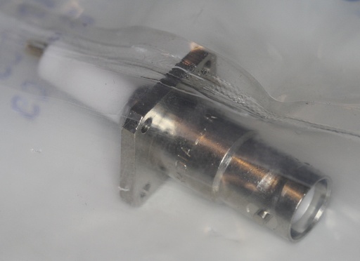 [138188] RADIALL RF / Coaxial Connector, SHV Male Chassis 50 ohm